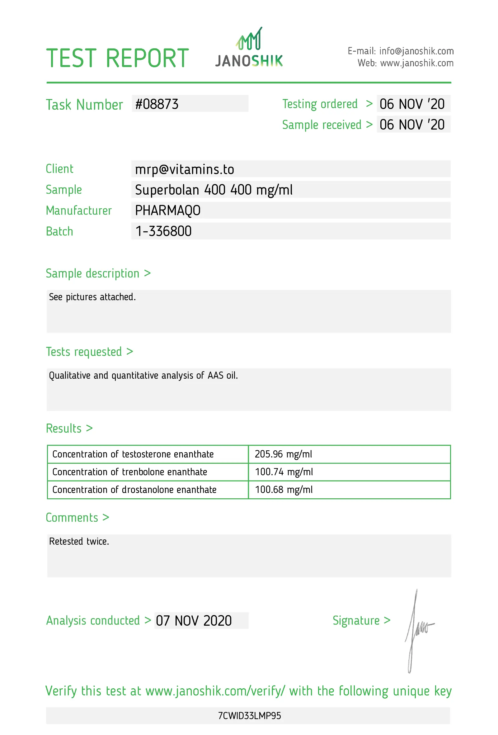 Superbolan 400 – Pharmaqo Labs - Image 6