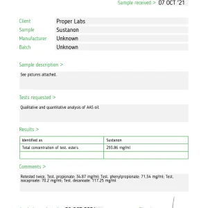 Alternative view of Sustanon 250 – Proper Labs