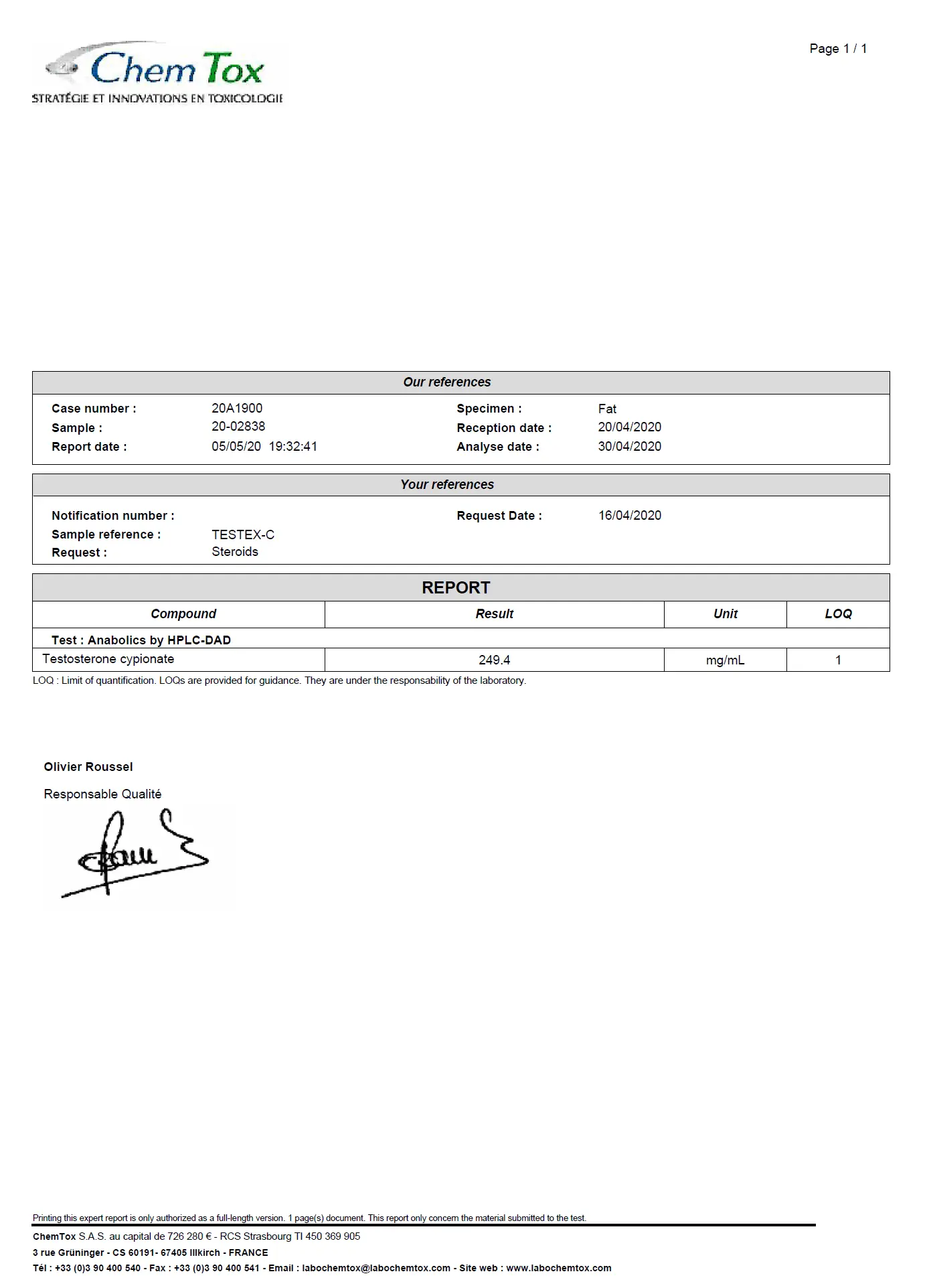 Testosterone-C 200 – Pharmaqo Labs - Image 4